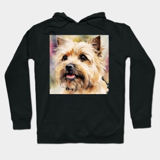 Watercolor Cairn Terrier Hoodie